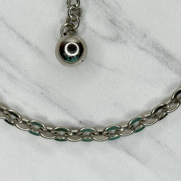 Minimalist Silver Chain Link Belt Y2K Simple Extra Small/Small (XS/S) ✨ - Picture 6 of 10